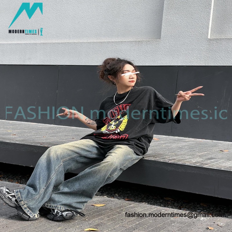 Balenciaga - 23SS Scissor Print Short Sleeve T-shirt